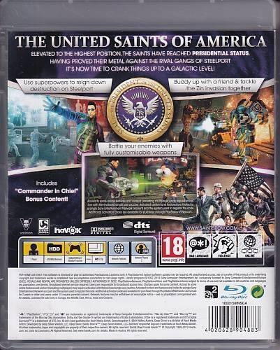 Saints Row IV - PS3 (B Grade) (Genbrug)